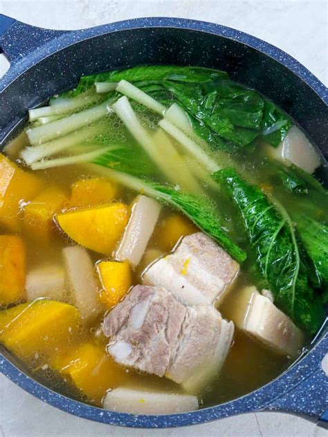 Nilagang Baboy (Pork Nilaga Soup) .